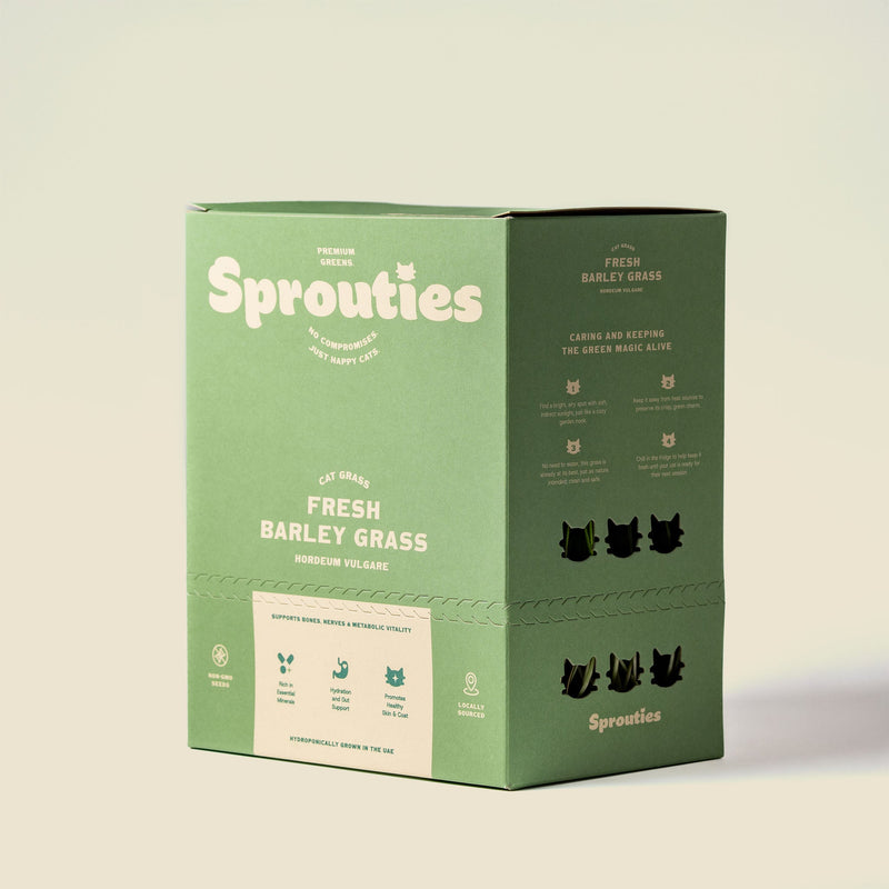 Fresh Barley Cat Grass - Sprouties