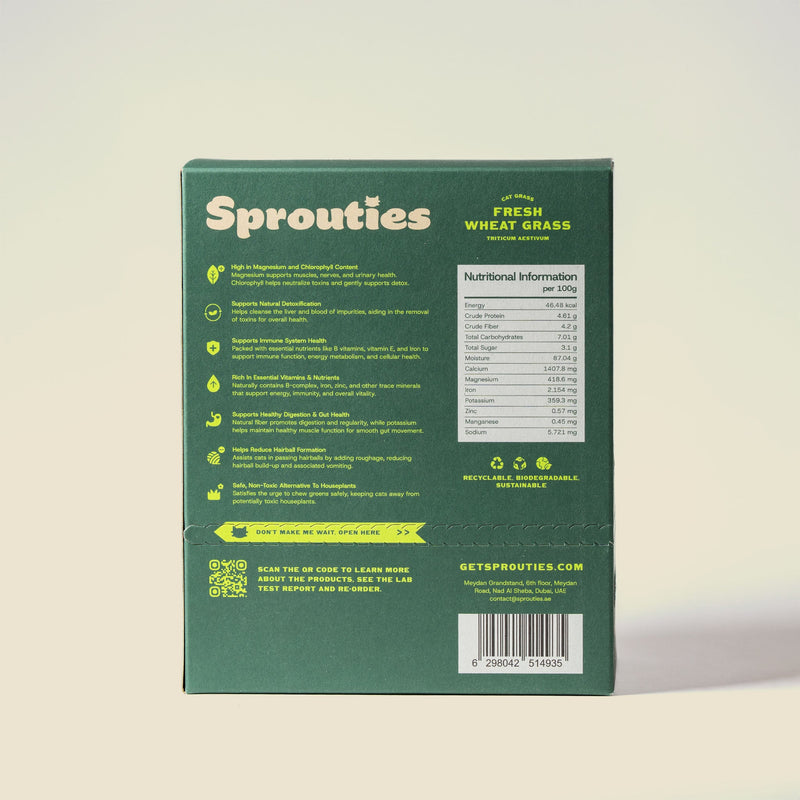 Fresh Wheat Cat Grass - Sprouties